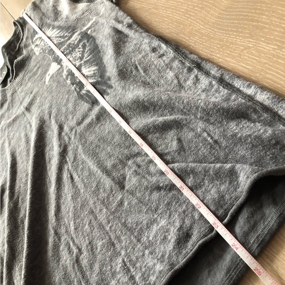 Armani Exchange Eagle Vintage Style Light Sweater in Grey Size S - Picture 9 of 9